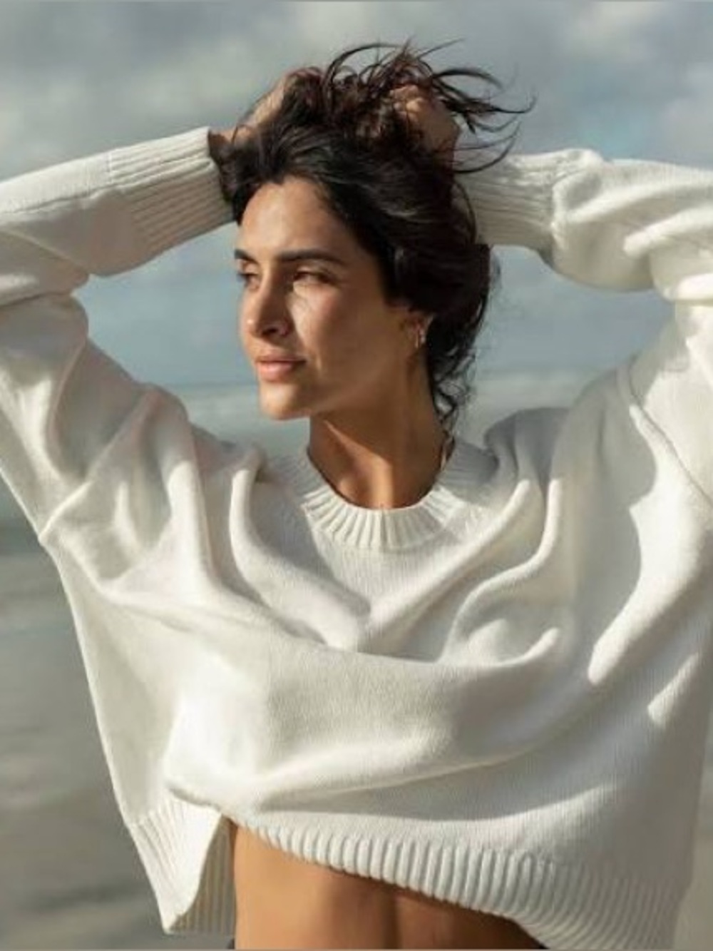 ✨ QUINCE Cotton Boyfriend Sweater